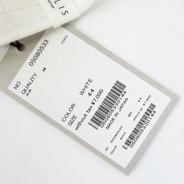 実際に弊社で買取させて頂いた【未使用】FACTOTUM/ファクトタム  Plain Tank Top/タンクトップ GREY/05080533/44の画像 7枚目