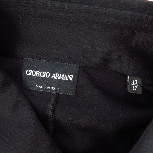 実際に弊社で買取させて頂いたGIORGIO ARMANI/ジョルジオ アルマーニ コットン 長袖シャツ 43の画像 2枚目