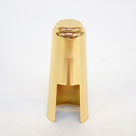 実際に弊社で買取させて頂いた【美品】SELMER/セルマー COUVRE-BEC SAXOPHONE CAP SOPRANINO VERNI GOLD LACQUERED ソプラニーノ キャップの画像 1枚目
