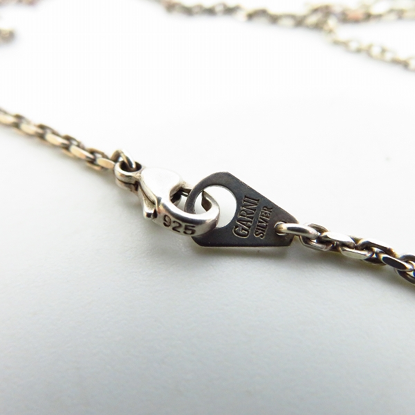 実際に弊社で買取させて頂いたGARNI/ガルニ Gロゴ トップ/イニシャ T ペンダント/ネックレスチェーン 2点セット の画像 3枚目