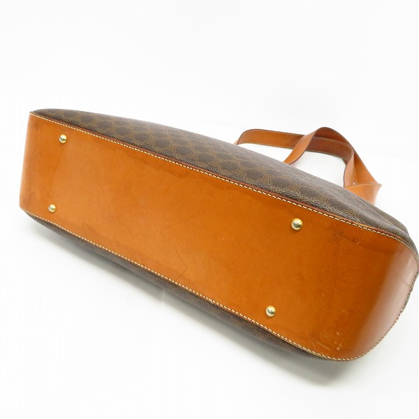 実際に弊社で買取させて頂いたCELINE/セリーヌ マカダム柄 ヴィンテージ トートバッグの画像 2枚目