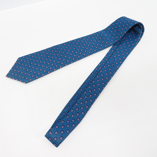 実際に弊社で買取させて頂いたChristian Dior/ディオール 総柄/ドット柄 ネクタイ 2点セットの画像 1枚目