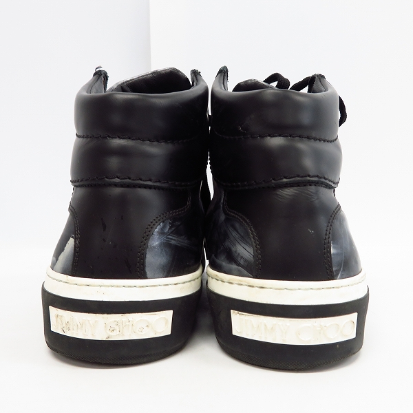 実際に弊社で買取させて頂いたJIMMY CHOO/ジミーチュウ BELGRAVI TOM ハイカットスニーカー/43の画像 1枚目