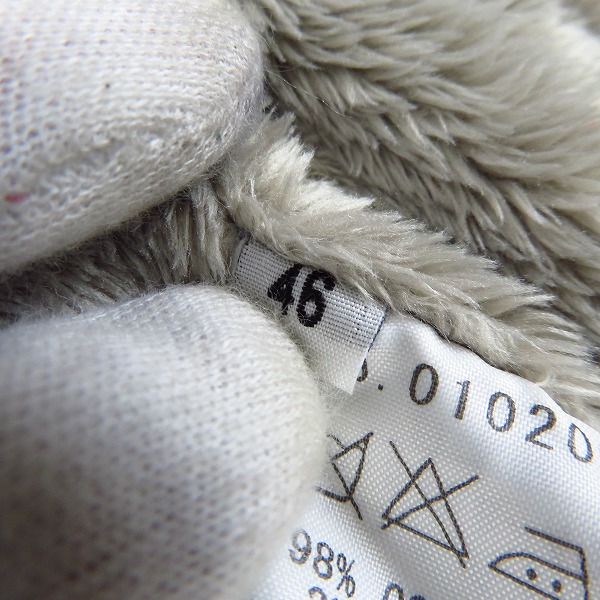 実際に弊社で買取させて頂いた【未使用】FACTOTUM/ファクトタム モールスキンストームライダース 01020928/46の画像 3枚目