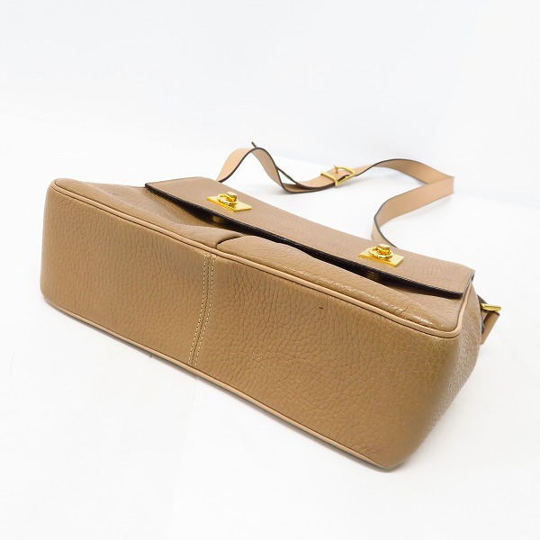 実際に弊社で買取させて頂いたCELINE/セリーヌ ヴィンテージ レザー ショルダーバッグの画像 2枚目