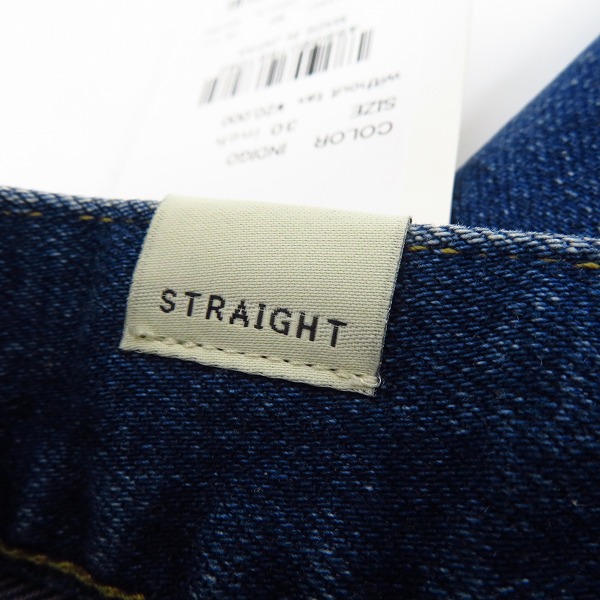 実際に弊社で買取させて頂いた【未使用】FACTOTUM/ファクトタム Eストレッチデニム ストレートパンツ Charles 08043401/30の画像 3枚目