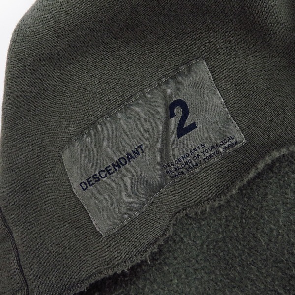 実際に弊社で買取させて頂いた【18SS】DESCENDANT/ディセンダント TAMBLE CUT OFF HOODED SWEATSHIRT/カットオフ プルオーバーパーカー/2の画像 6枚目