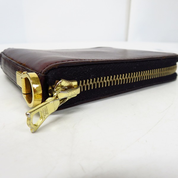 実際に弊社で買取させて頂いたBACKLASH/バックラッシュ ホーウィンレザーショート ラウンドZIPウォレット 440-02の画像 2枚目