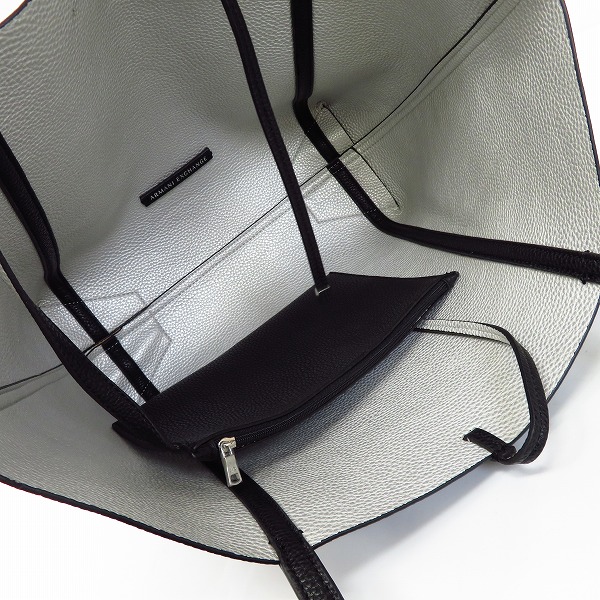 実際に弊社で買取させて頂いたARMANI EXCHANGE/アルマーニエクスチェンジ トートバッグ ブラック/シルバーの画像 3枚目