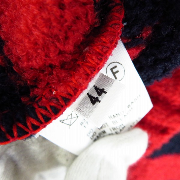 実際に弊社で買取させて頂いた【未使用】FACTOTUM/ファクトタム ブークレニット クルーネック 01091726/44の画像 3枚目