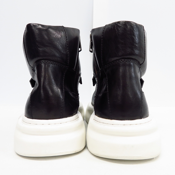 実際に弊社で買取させて頂いたDIET BUTCHER SLIM SKIN/ダイエットブッチャースリムスキン  レザー ハイカット スニーカー/43/D181D102の画像 1枚目