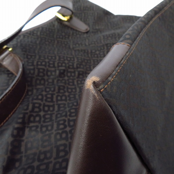実際に弊社で買取させて頂いたBALLY/バリー Bロゴ 総柄 トートバッグの画像 5枚目