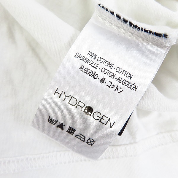 実際に弊社で買取させて頂いたHYDROGEN/ハイドロゲン スカルプリント ロングTシャツ/長袖Tシャツ Lの画像 3枚目