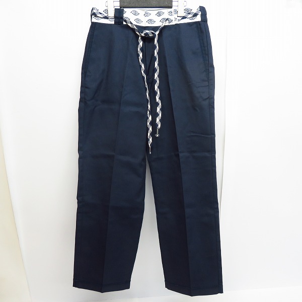 実際に弊社で買取させて頂いた【未使用】YSTRDY's TMRRW×DICKIES/イエスタデイズ トゥモロー×ディッキーズ 874 WORK PANTS NAVY/YT-P0352/32の画像 0枚目