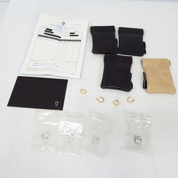 実際に弊社で買取させて頂いた【証明書】GARNI/ガルニ K10 Loop Pierce 等 ピアス 4点セットの画像 6枚目