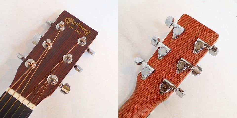 実際に弊社で買取させて頂いた★Martin/マーティン DRS2 エレアコギター アコースティックギター ハードケース付きの画像 3枚目