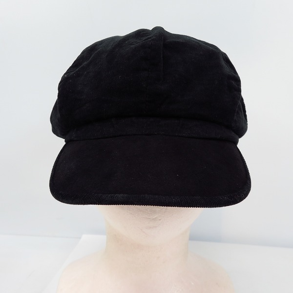 実際に弊社で買取させて頂いたCA4LA/カシラ 日本製 キャスケット ブラック/黒の画像 1枚目