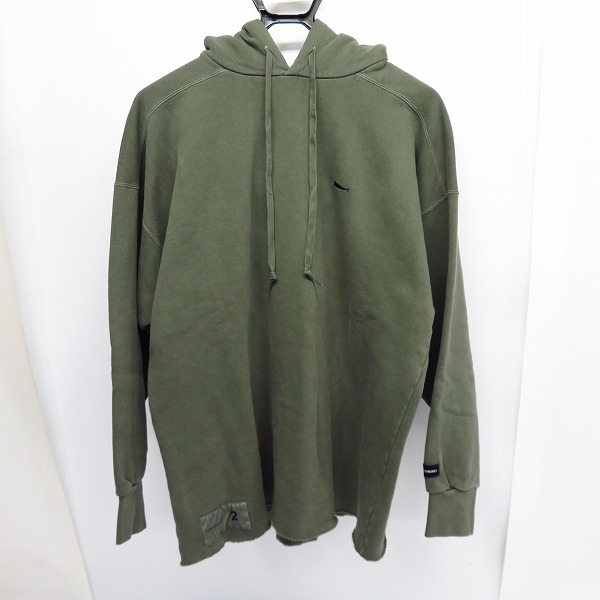 実際に弊社で買取させて頂いた【18SS】DESCENDANT/ディセンダント TAMBLE CUT OFF HOODED SWEATSHIRT/カットオフ プルオーバーパーカー/2
