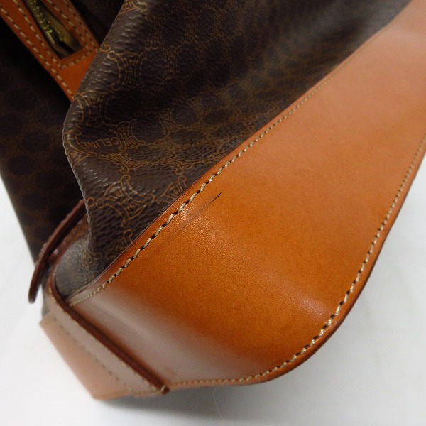 実際に弊社で買取させて頂いたCELINE/セリーヌ マカダム柄 ヴィンテージ ハンドバッグの画像 7枚目