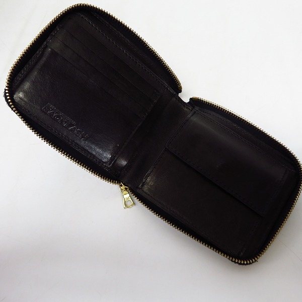 実際に弊社で買取させて頂いたBACKLASH/バックラッシュ ホーウィンレザーショート ラウンドZIPウォレット 440-02の画像 3枚目