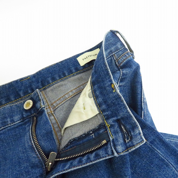 実際に弊社で買取させて頂いた【未使用】FACTOTUM/ファクトタム Eストレッチデニム スキニーパンツ William08043601/29の画像 6枚目