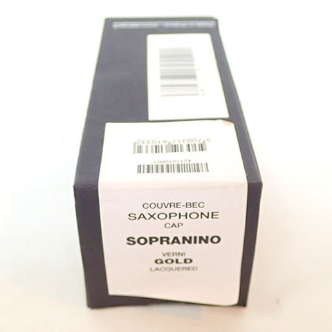 実際に弊社で買取させて頂いた【美品】SELMER/セルマー COUVRE-BEC SAXOPHONE CAP SOPRANINO VERNI GOLD LACQUERED ソプラニーノ キャップの画像 5枚目