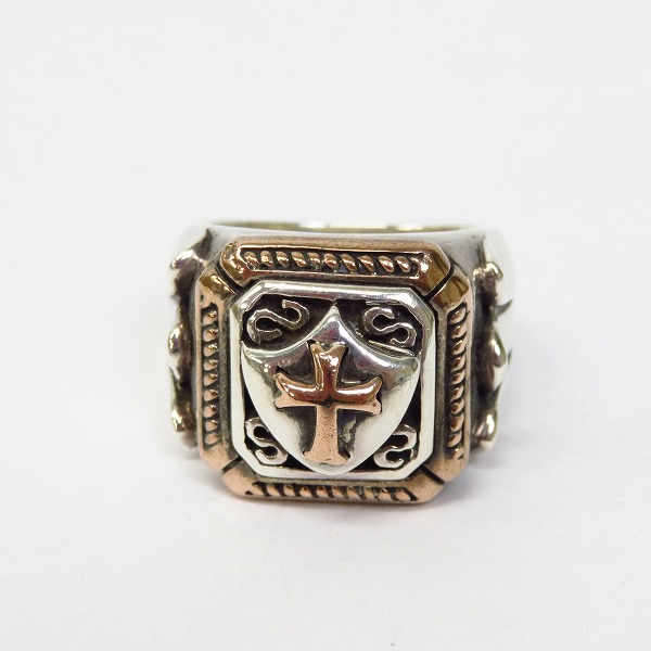 実際に弊社で買取させて頂いたLord Camelot/ロードキャメロット MA SVOXD ロイヤルシルバークロスリング LC-628/17号の画像 1枚目