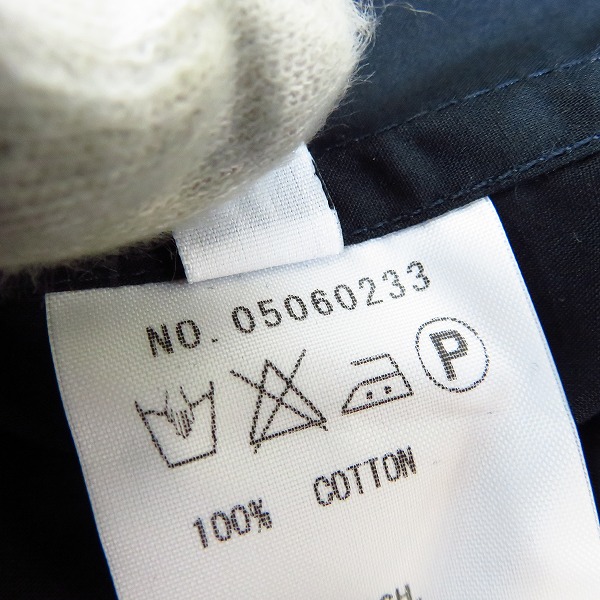 実際に弊社で買取させて頂いた【未使用】FACTOTUM/ファクトタム VALLIS コットン 長袖シャツ 05060233/44の画像 4枚目