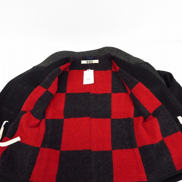 実際に弊社で買取させて頂いた【未使用】FACTOTUM/ファクトタム ショールニットブルゾン 01020124/44の画像 9枚目