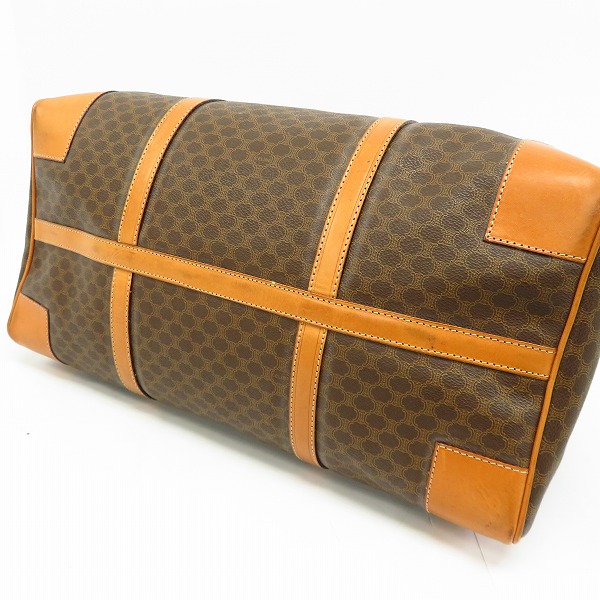 実際に弊社で買取させて頂いたCELINE/セリーヌ マカダム柄 ヴィンテージ ボストンバッグ 南京錠付きの画像 2枚目