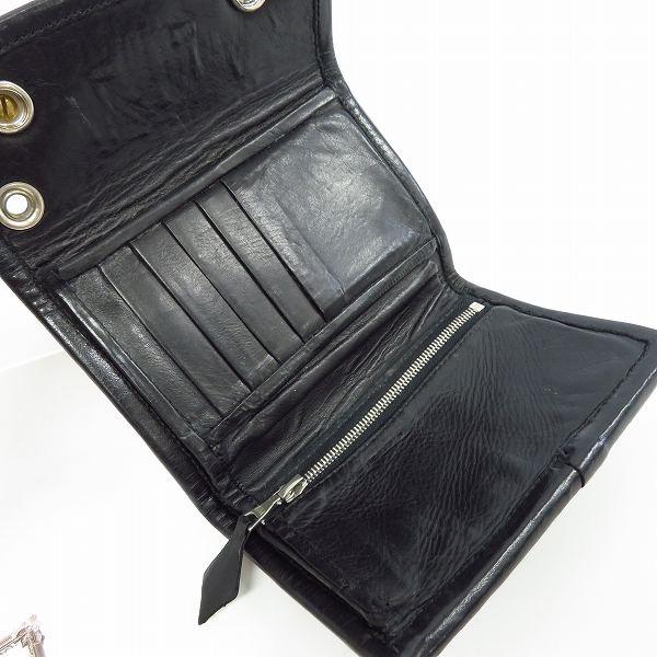 実際に弊社で買取させて頂いた【ギャラ付】BWL/ビルウォールレザー Shark Skin/シャークスキン 3つ折り財布/ウォレット W978 の画像 3枚目