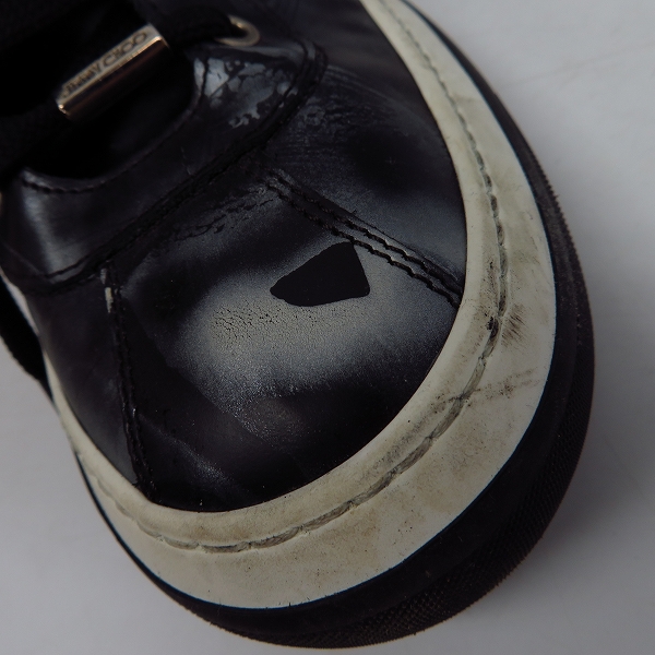 実際に弊社で買取させて頂いたJIMMY CHOO/ジミーチュウ BELGRAVI TOM ハイカットスニーカー/43の画像 6枚目