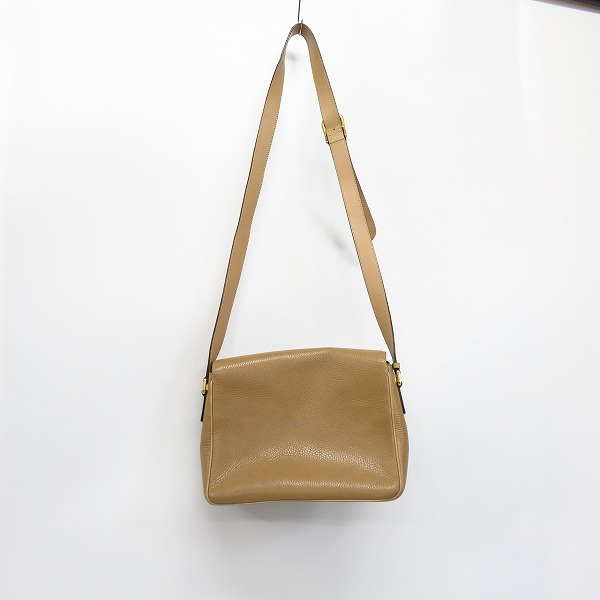 実際に弊社で買取させて頂いたCELINE/セリーヌ ヴィンテージ レザー ショルダーバッグの画像 1枚目