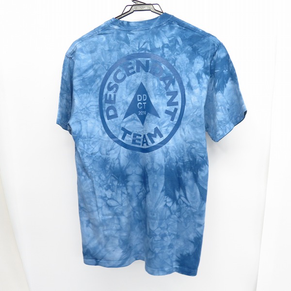 実際に弊社で買取させて頂いたDESCENDANT×THE MOUNTAIN/ディセンダント×ザマウンテン タイダイ柄 プリントTシャツ/カットソー/Mの画像 1枚目