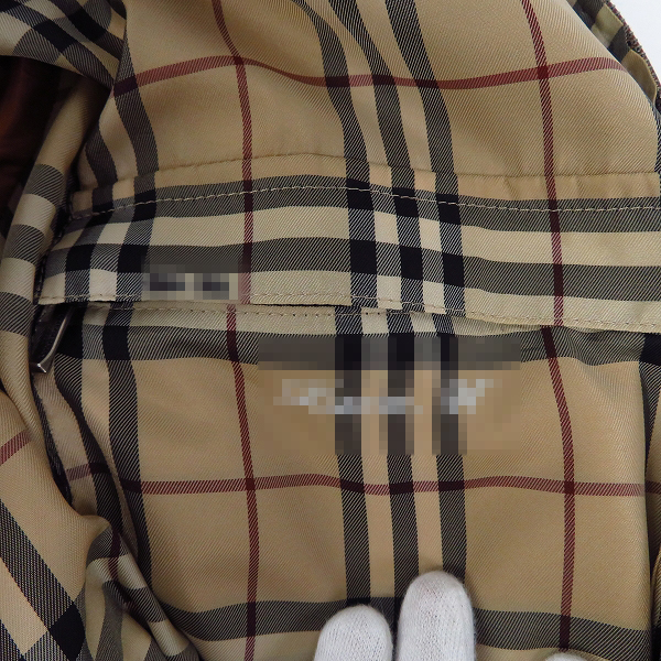 実際に弊社で買取させて頂いたBURBERRY LONDON/バーバリーロンドン ダウンジャケット/LLの画像 9枚目