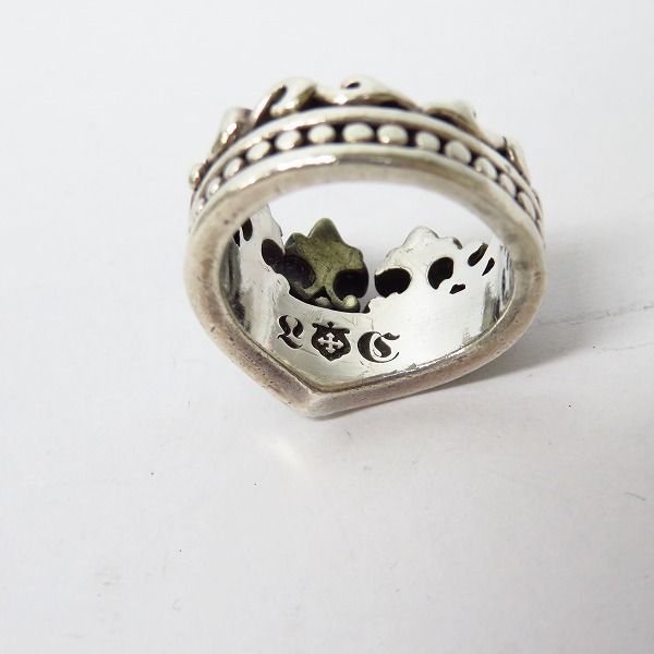 実際に弊社で買取させて頂いたLord Camelot/ロードキャメロット クラウンリング LC-661 14号の画像 5枚目