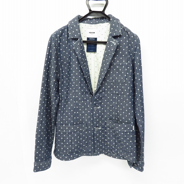 実際に弊社で買取させて頂いた【未使用】FACTOTUM/ファクトタム DENIM LINE/ダブルジャガード 2Bジャケット 01010827/44