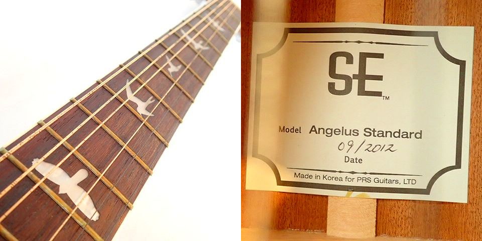 実際に弊社で買取させて頂いた★Paul Reed Smith/ポールリードスミス SE Angelus Standard エレアコ/アコースティックギター ハードケース付の画像 4枚目