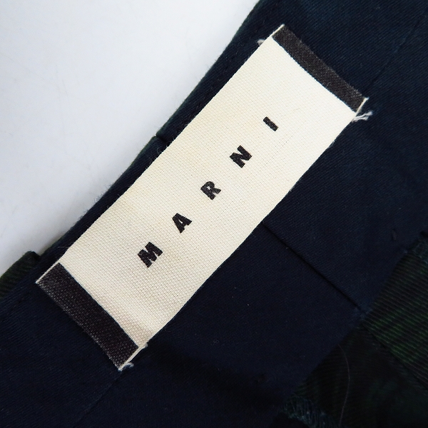 実際に弊社で買取させて頂いたMARNI/マルニ コットン スキニーパンツ/44の画像 3枚目