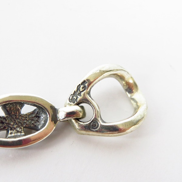 実際に弊社で買取させて頂いたBILL WALL LEATHER/BWL/ビルウォールレザー オーバルクロス ブレスレットの画像 3枚目