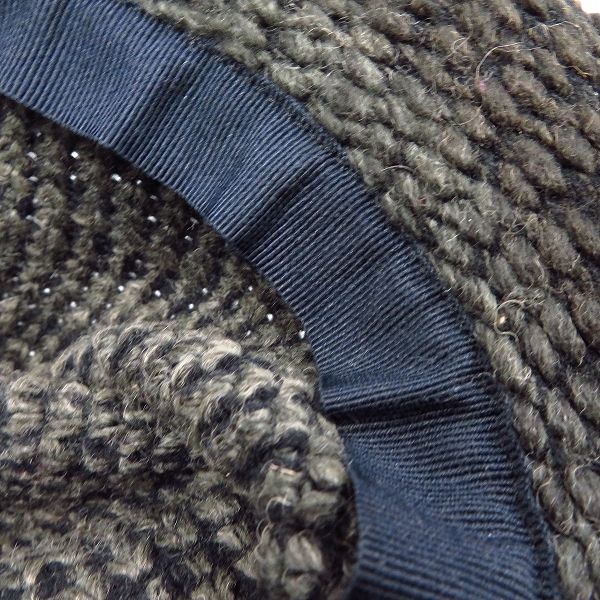 実際に弊社で買取させて頂いたCA4LA/カシラ イタリア製 ウール混 ハット Mの画像 6枚目