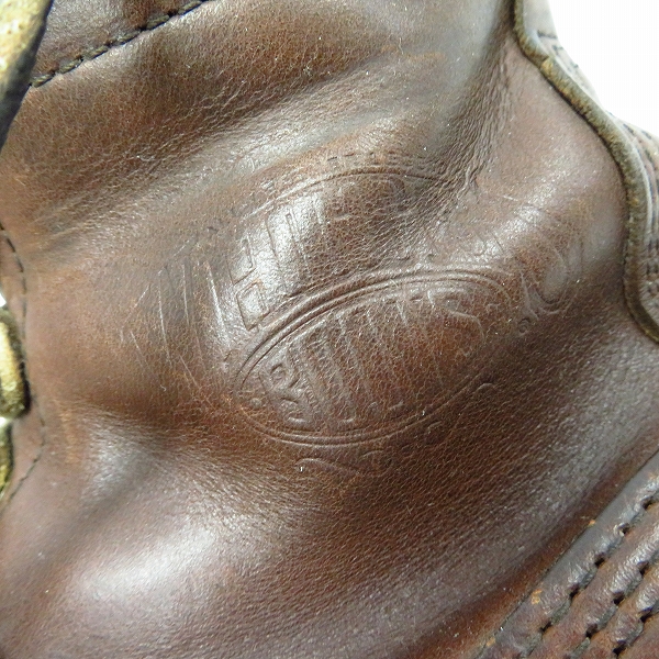 実際に弊社で買取させて頂いたWHITE’S BOOTS/ホワイツブーツ レザー ブーツ ブラウン 350/8.5Dの画像 7枚目