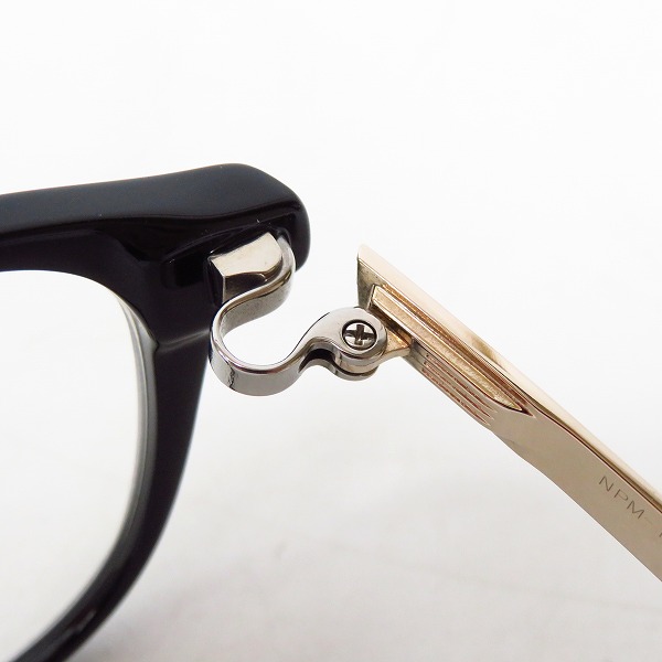 実際に弊社で買取させて頂いた999.9/フォーナインズ 度入り/眼鏡/メガネフレーム フルリム アイウェア ブラウン/NPM-101の画像 5枚目