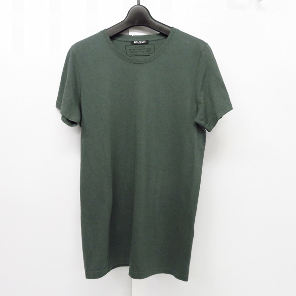 実際に弊社で買取させて頂いたBALMAIN/バルマン ダメージ加工 クルーネック Tシャツ/カットソー W6HJ607D547/XS