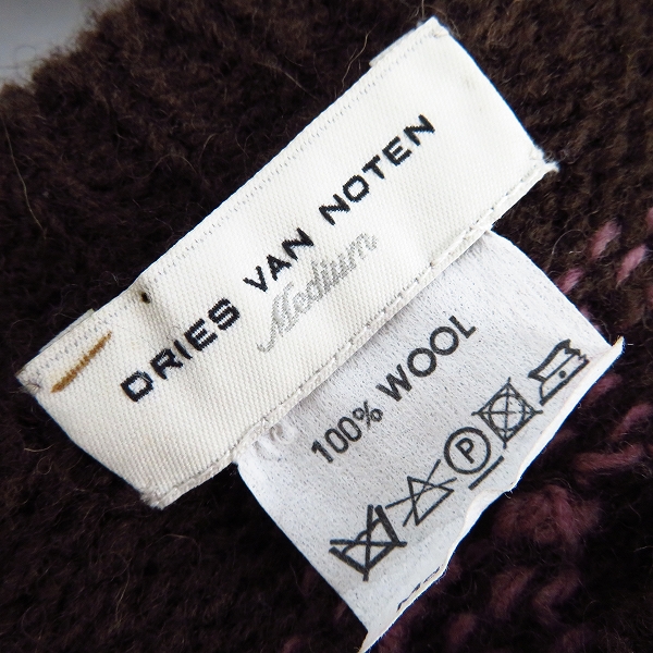 実際に弊社で買取させて頂いたDRIES VAN NOTEN/ドリスヴァンノッテン ウール ニット セーター/Mの画像 2枚目