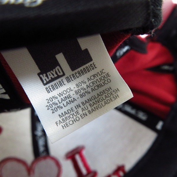 実際に弊社で買取させて頂いた【未使用】DGK/ディージーケー スナップバック/ベースボールキャップ レッドの画像 6枚目