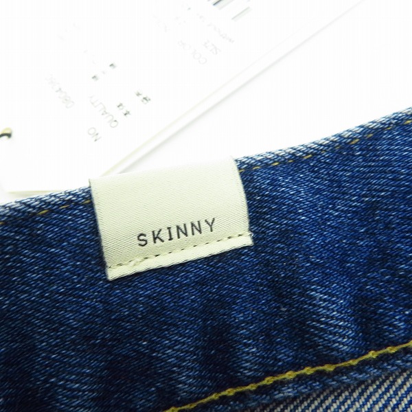 実際に弊社で買取させて頂いた【未使用】FACTOTUM/ファクトタム Eストレッチデニム スキニーパンツ William08043601/29の画像 3枚目