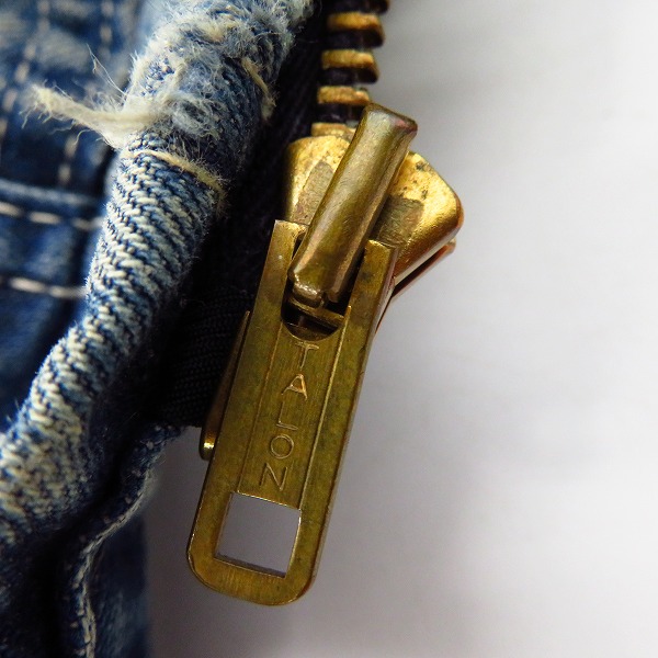 実際に弊社で買取させて頂いたLee/リー 70年代前後/M.R.マーク ヴィンテージ カバーオール デニムジャケット 91-B /42の画像 4枚目