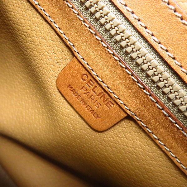 実際に弊社で買取させて頂いたCELINE/セリーヌ マカダム柄 ヴィンテージ ハンドバッグの画像 4枚目