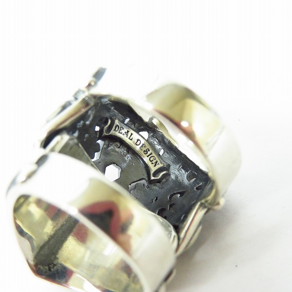 実際に弊社で買取させて頂いたDEAL DESIGN/ディールデザイン シェードアーマーリング ハーフの画像 5枚目